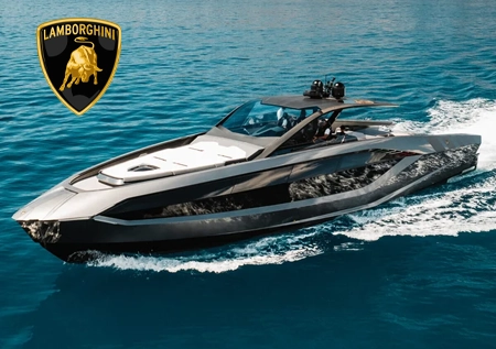 Tecnomar 63 Lamborghini Yacht Plan